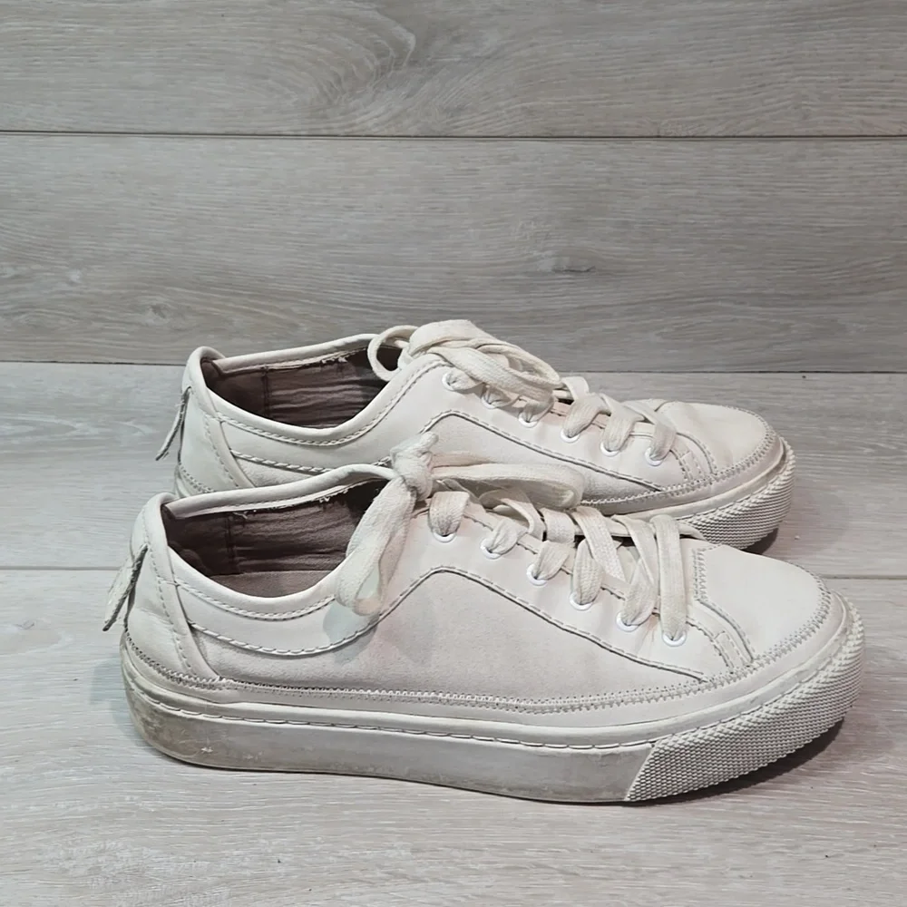 Allsaints Women Leather Platform Sneakers Shoes sz 39/9 - Picture 2 of 12